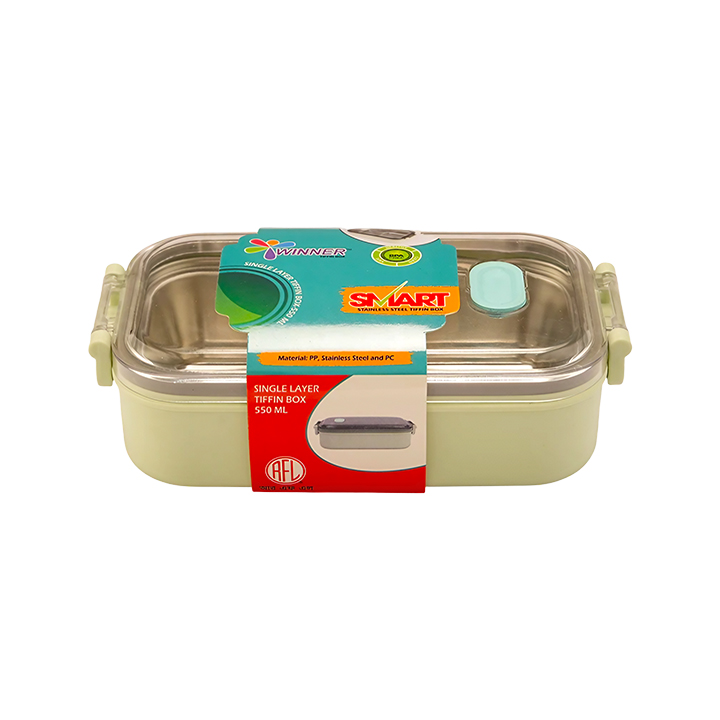 Buy SMART Single Layer Tiffin box 550 ML at Best Price In Bangladesh