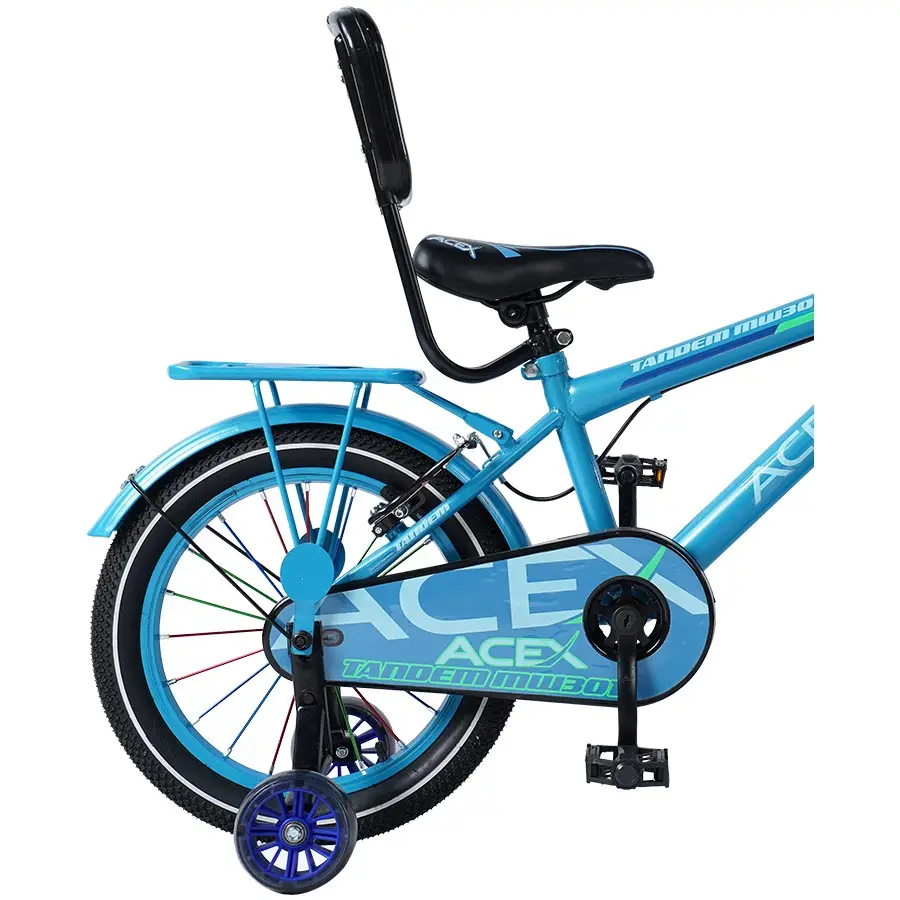 Buy ACEX Steel 1-Spd 16 inch Tendam Blue Bicycle for Kids Boys/Girls Online in Bangladesh at Best Prices 