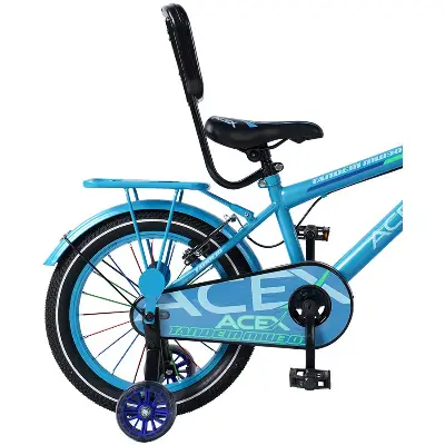 Buy ACEX Steel 1-Spd 16 inch Tendam Blue Bicycle for Kids Boys/Girls Online in Bangladesh at Best Prices 