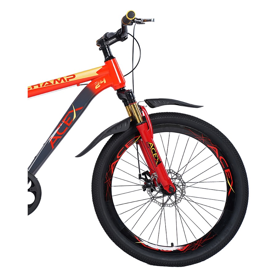 Buy ACEX Steel 1-Speed Champ 24 inch Red Bicycle Online in Bangladesh at Best Prices 