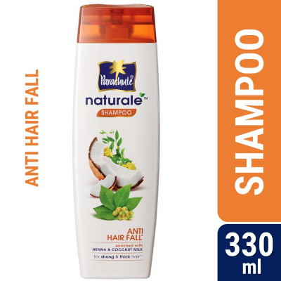 Buy Parachute Naturale Anti Hair Fall Shampoo with Henna & Coconut Milk - 330ml at Best Price In Bangladesh
