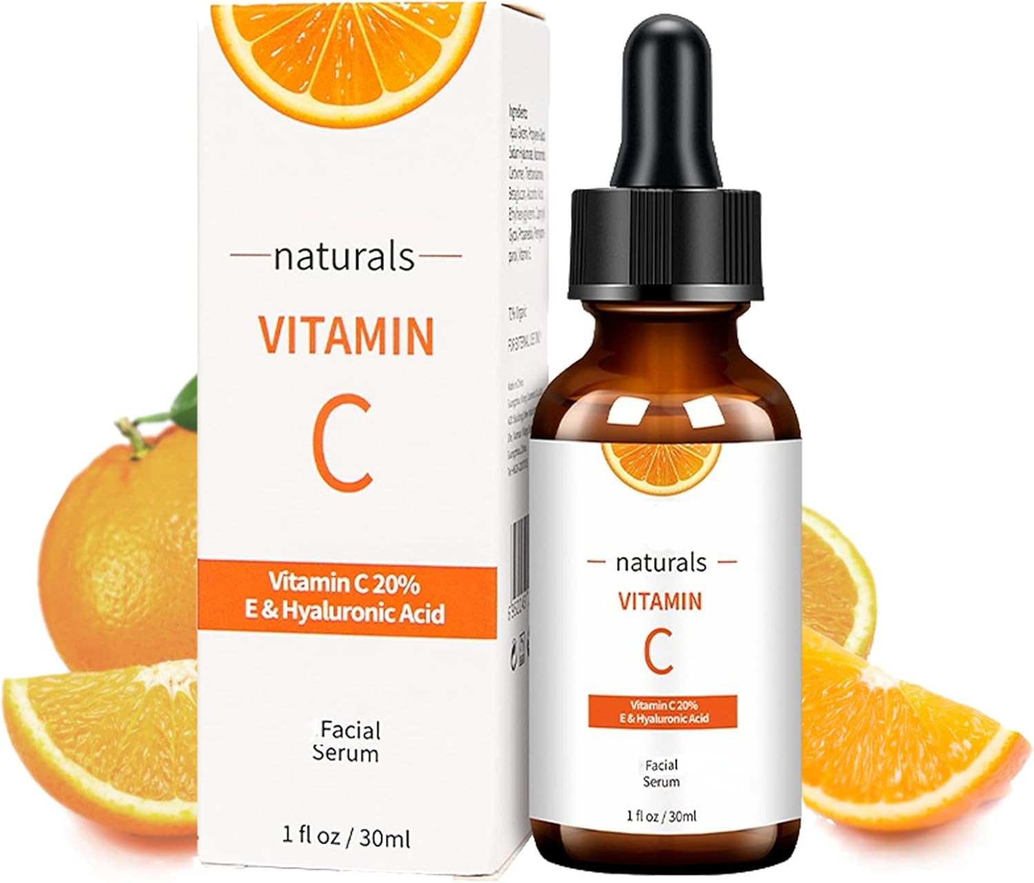 Buy   Melao Naturals Vitamin C Facial Serum with Vitamin C 20% E & Hyaluronic Acid Face Serum - 30ml at Best Price In Bangladesh