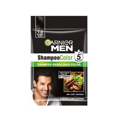 Buy Garnier Men Shampoo Color Natural Black 1.0 - 20ml (India) at Best Price In Bangladesh