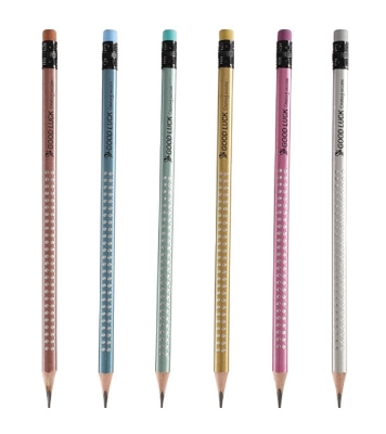 Buy Good Luck Silver Pencil 2B 1 Piece Online	