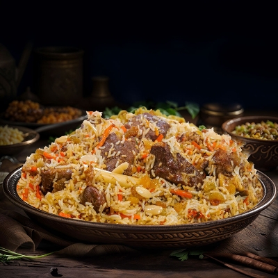 Buy Afgan Kabuli Polao with Mutton (1:2) at Best Price In Bangladesh