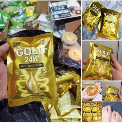 Picture of Vivi Skin Care Gold 24 k soap 80gm (Made in Thailand)