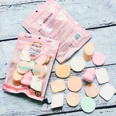 Picture of 13 Pcs Set of Powder Puff For Mackup