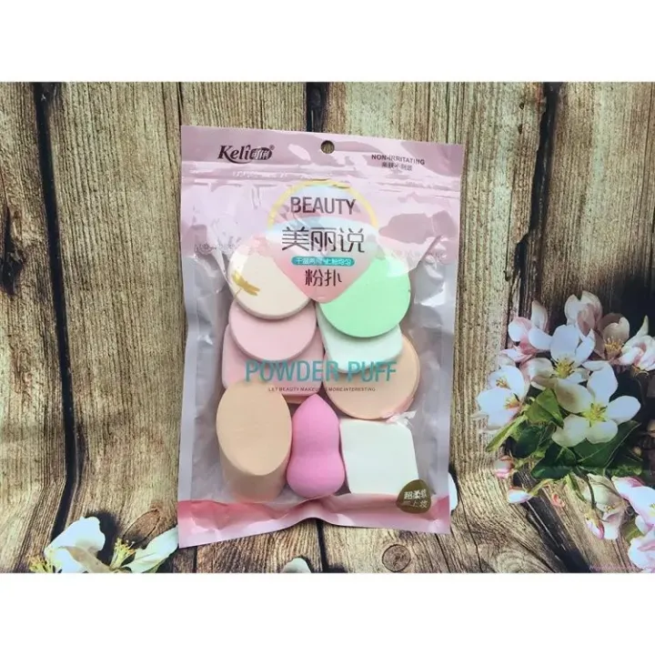 Picture of 13 Pcs Set of Powder Puff For Mackup