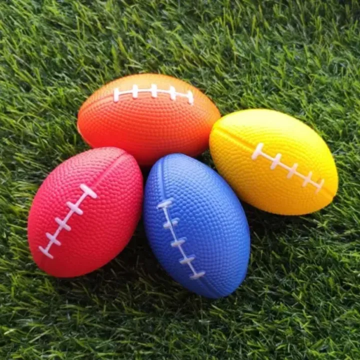 Picture of Stress Ball Rugby Squeeze Ball Exercise Stress Ball - 1 Pcs [ Multicolor Available