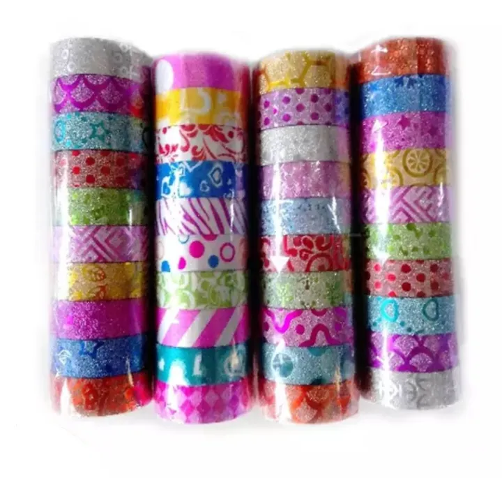 Picture of Washi Tape / Design Tape 10 Piece [ Multicolor Set ]