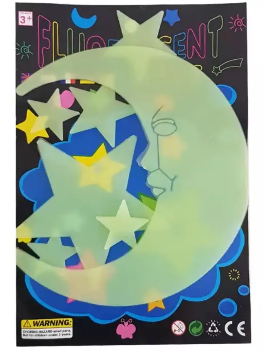 Picture of Radium Sticker STAR & MOON Shape - 1 Pack