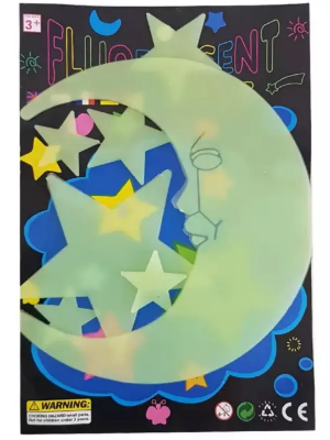 Picture of Radium Sticker STAR & MOON Shape - 1 Pack