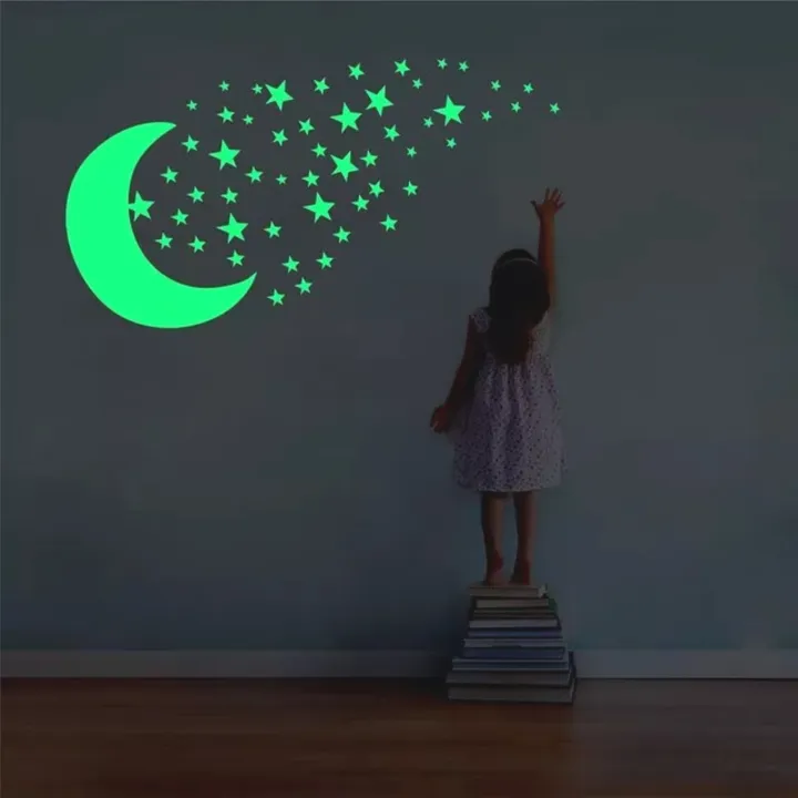 Picture of Radium Sticker STAR & MOON Shape - 1 Pack