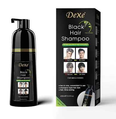 Picture of Dexe Black Hair Shampoo Made in UK 400ml Hair care