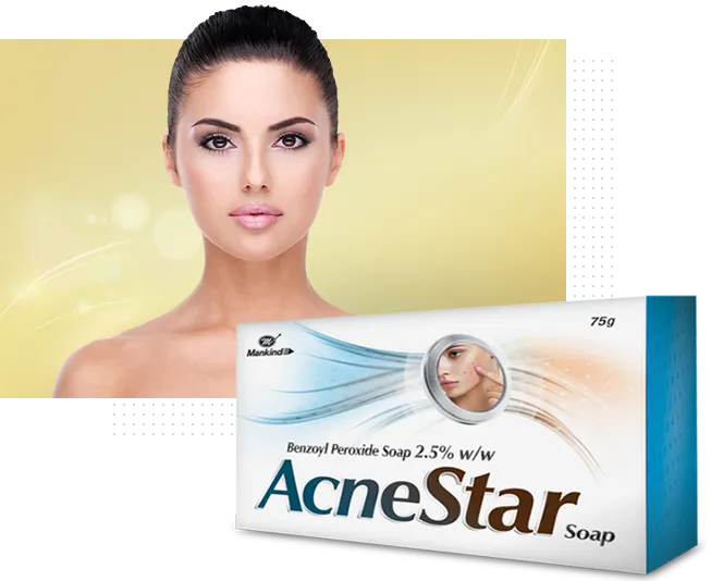 Picture of Original Mankind Benzoyl Peroxide Soap Acne Star Soap -75g