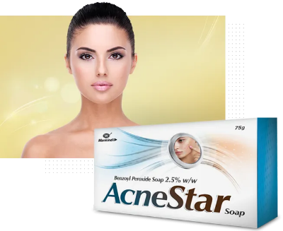 Picture of Original Mankind Benzoyl Peroxide Soap Acne Star Soap -75g