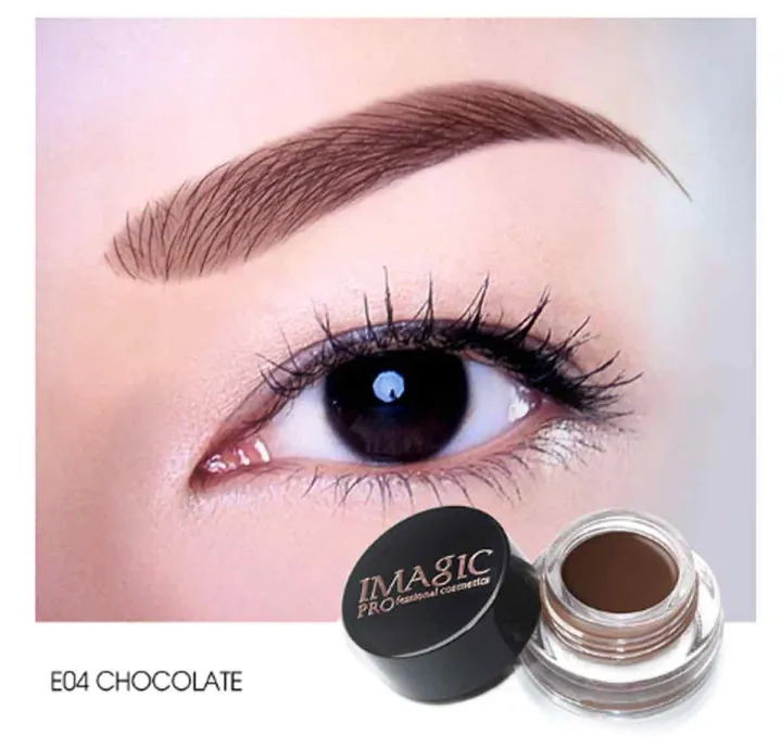 Picture of IMAGIC Professional Eyebrow Cream Gel Pomade - Shade #E04 Chocolate
