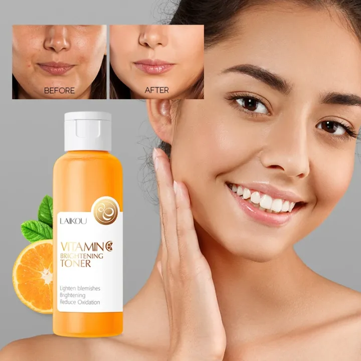 Picture of Authentic LAIKOU Vitamin C Brightening Toner  Lighten Blemishes Face Care -100ml 