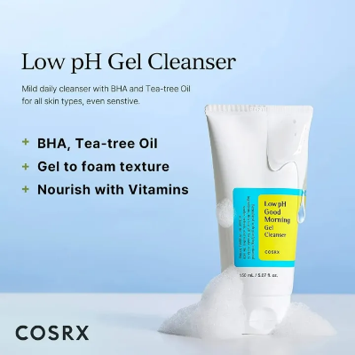 Picture of Authentic COSRX Low pH Good Morning Gel Cleanser 150ml