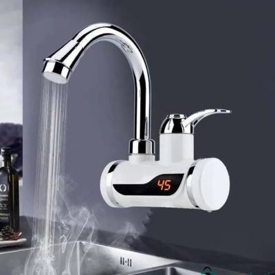 Picture of Instant Thankless Digital Electric Hot Water Tap for any wall Mount with led Display
