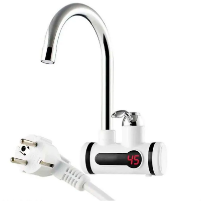 Picture of Instant Thankless Digital Electric Hot Water Tap for any wall Mount with led Display