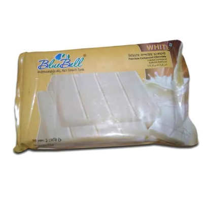 Picture of Blue Bell Premium White Compound Chocolate 1 kg | 