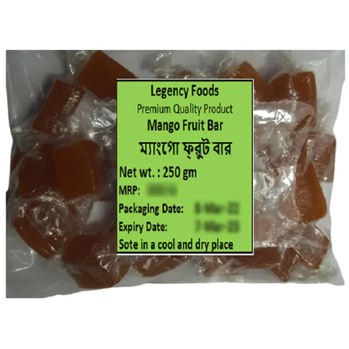 Picture of Indian Slice Mango Fruit Bar Is 250 G
