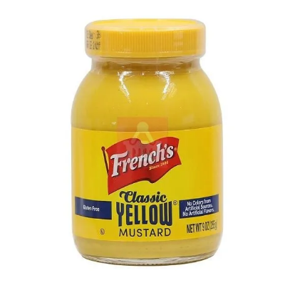 Picture of Frenchs Classic Yellow Mustard Sauce Jar 255Gm