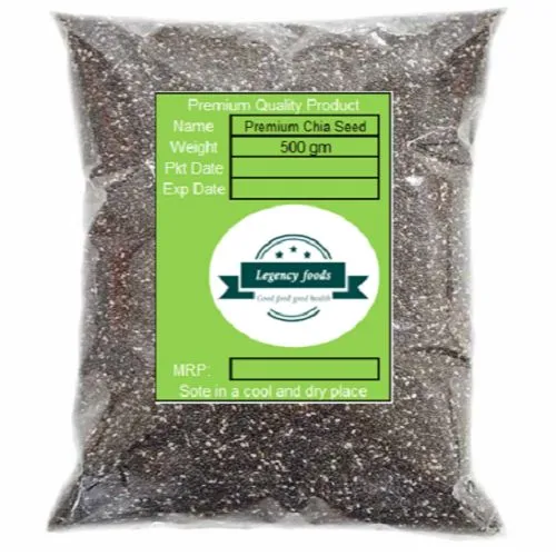 Picture of Super Quality High Fiber and Protein Content Chia Seeds 500 gm