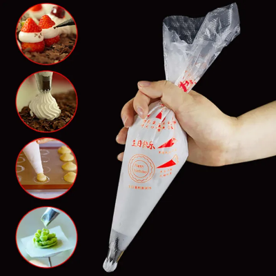 Picture of 10pcs Plastic Disposable Piping Bags Cake Cream Decorating