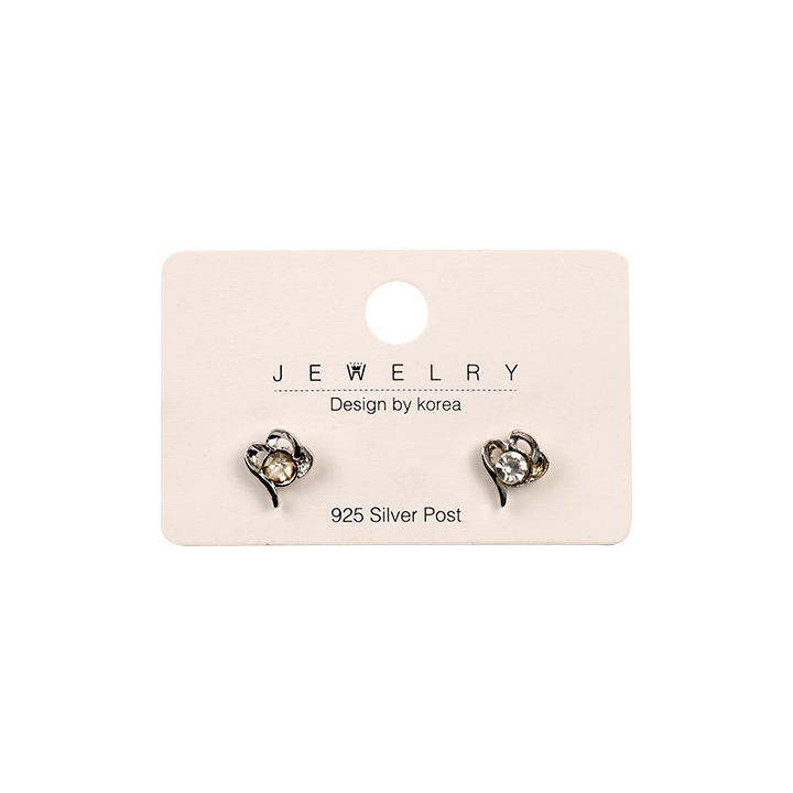 Buy Stylish White Earrings 925 Silver Post at Best Price in Bangladesh