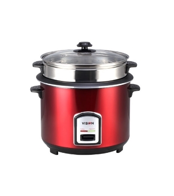 Buy VISION Rice Cooker 3.0 Ltr 100 SS Red Online