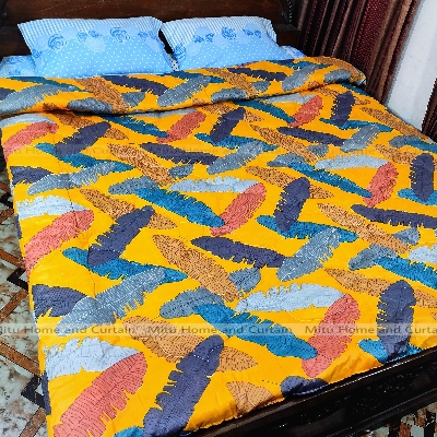 Buy Comforter for Winter King size Exclusive Comforter with Mix Cotton fabric (2.2-2.5Kg) 84*90 inch European cube style (1pcs Box) White , Red , Pink , Blue at Best Price In Bangladesh