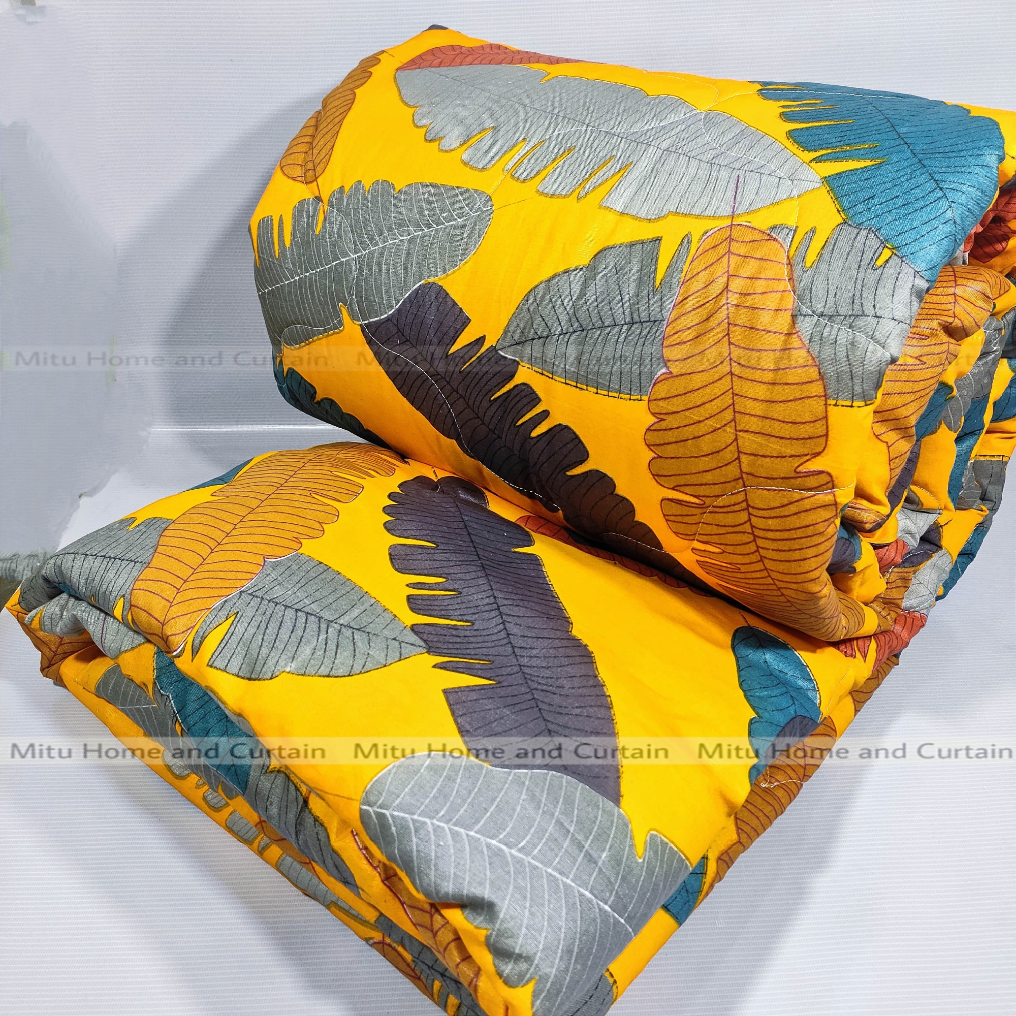 Buy Comforter for Winter King size Exclusive Comforter with Mix Cotton fabric (2.2-2.5Kg) 84*90 inch European cube style (1pcs Box) White , Red , Pink , Blue at Best Price In Bangladesh