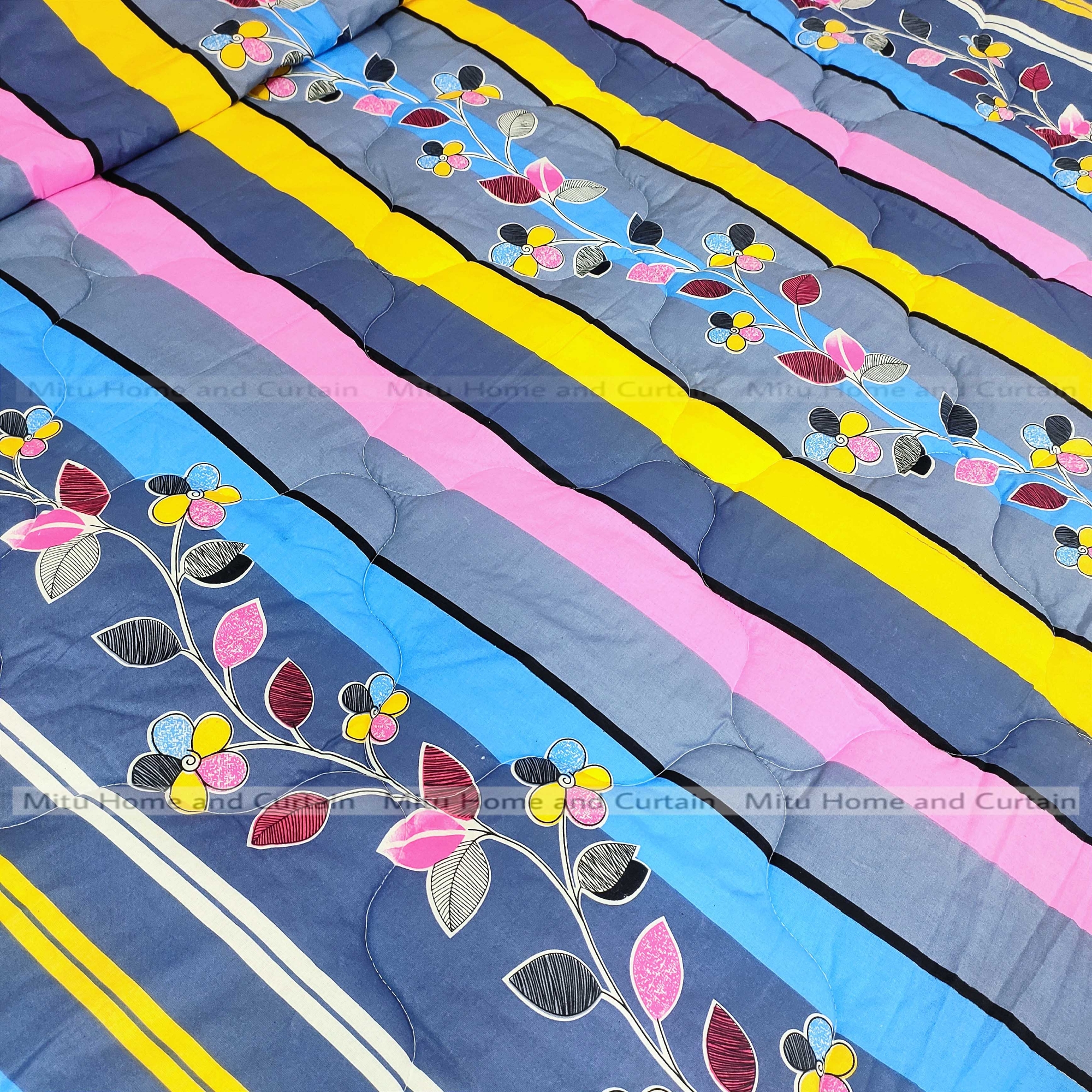 Buy Comforter for Winter King size Exclusive Comforter with Full Cotton fabric (2.6-3kg) 84*90 inch European cube style (1pcs Box) White , Red , Pink , Blue at Best Price In Bangladesh