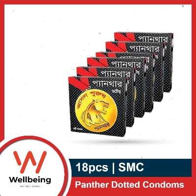 Picture of Panther - Dotted Condom - Combo Pack - 6 Packs - 3x6 - 18pcs