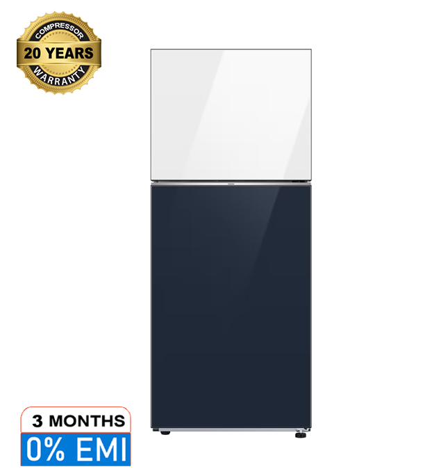 Buy Samsung 393 Liter Digital Inverter Compressor, Mono Cooling, No Frost, Top Mount Refrigerator Black (Bespoke) (RT38CB66448AME) at Best Price In Bangladesh