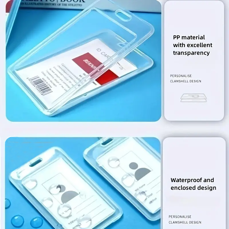Buy  Foldable PP plastic ID Card Cover / Card Holder (Minimum 10 Pcs) at Best Price In Bangladesh