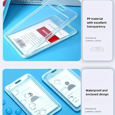 Buy  Foldable PP plastic ID Card Cover / Card Holder (Minimum 10 Pcs) at Best Price In Bangladesh