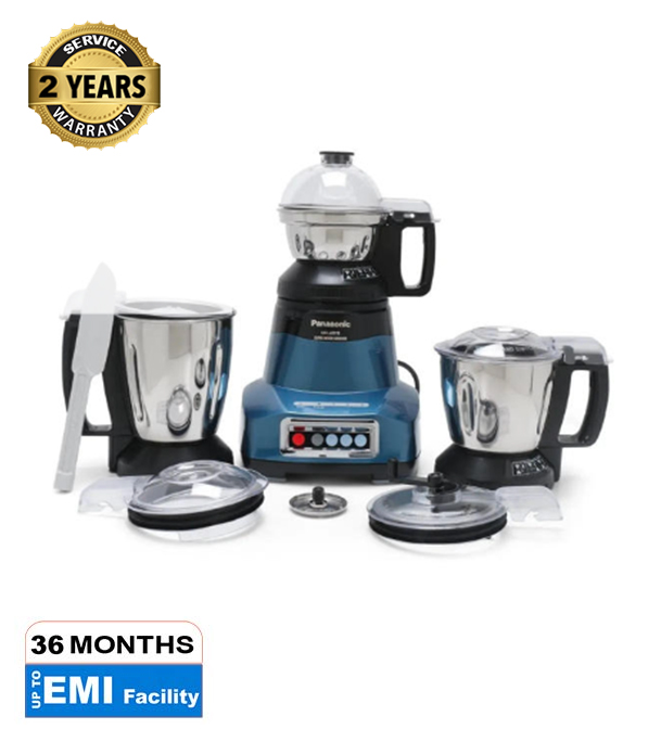 Buy Panasonic 600W 3 Jar Super Mixer Grinder (MX-AV325) Coral Blue at Best Price In Bangladesh	