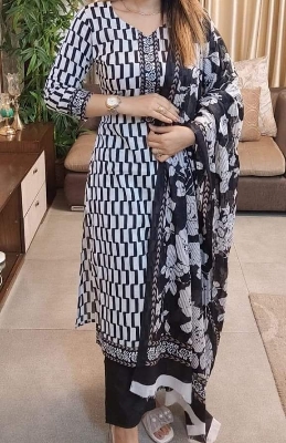 Buy  Skin Print Cotton Unatixhwd 3 Piece 3P-N7 at Best Price In Bangladesh