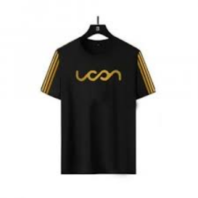Buy Stylish Comfortable Sports T-Shirt (Black golden ) at Best in Bangladesh