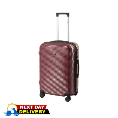 Picture of Travello 600mm (24") Unbreakable Body More Capacity Water Resistant Aluminum Luggage/Trolley/Hardtop- Dark Red