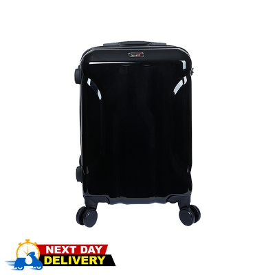 Picture of Travello Luxury Plus 20 Inch Ultra Light Weight Strong Build Quality Water-Resistant Double Caster Wheel Bigger Space Hardtop Luggage-Trolley Black