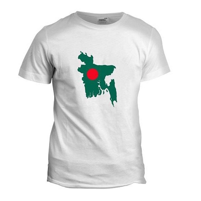 Buy Bangladesh Map Jersey Fabrics T-Shirt For Men at Best in Bangladesh