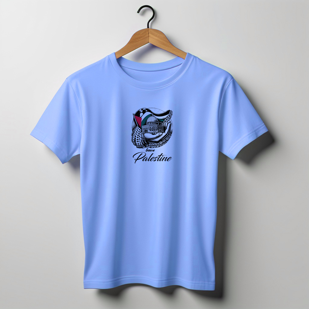Buy  Jersey Fabrics Save Palestine T-Shirt   at Best in Bangladesh