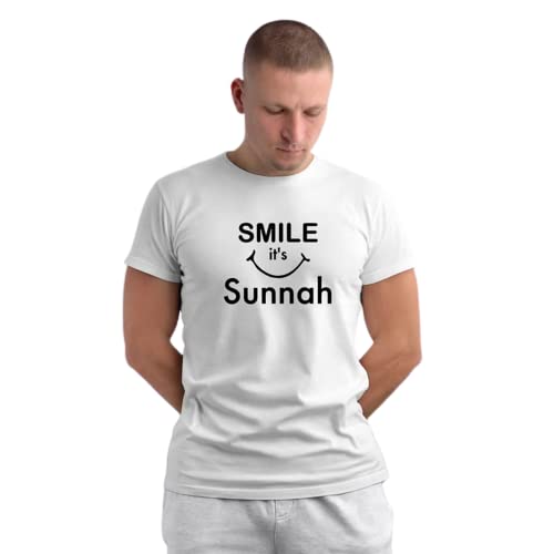 Buy  Islamic T-Shirt 'Smile It's Sunnah at Best in Bangladesh