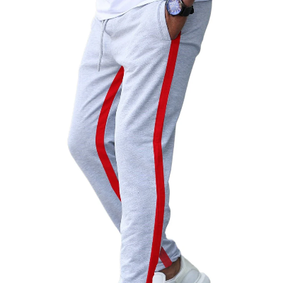 Buy Casual Men's Sweatpant Trouser (Black+Red) at Best in Bangladesh