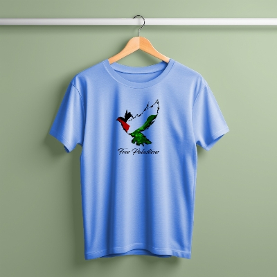 Buy  Jersey Fabrics Free Palestine T-Shirt  at Best in Bangladesh