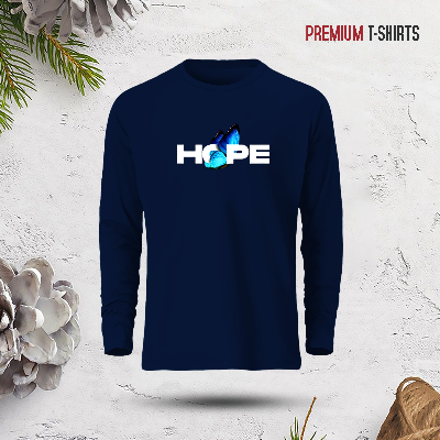 Buy Men's Full Sleeve (Hope) T-Shirt at Best in Bangladesh
